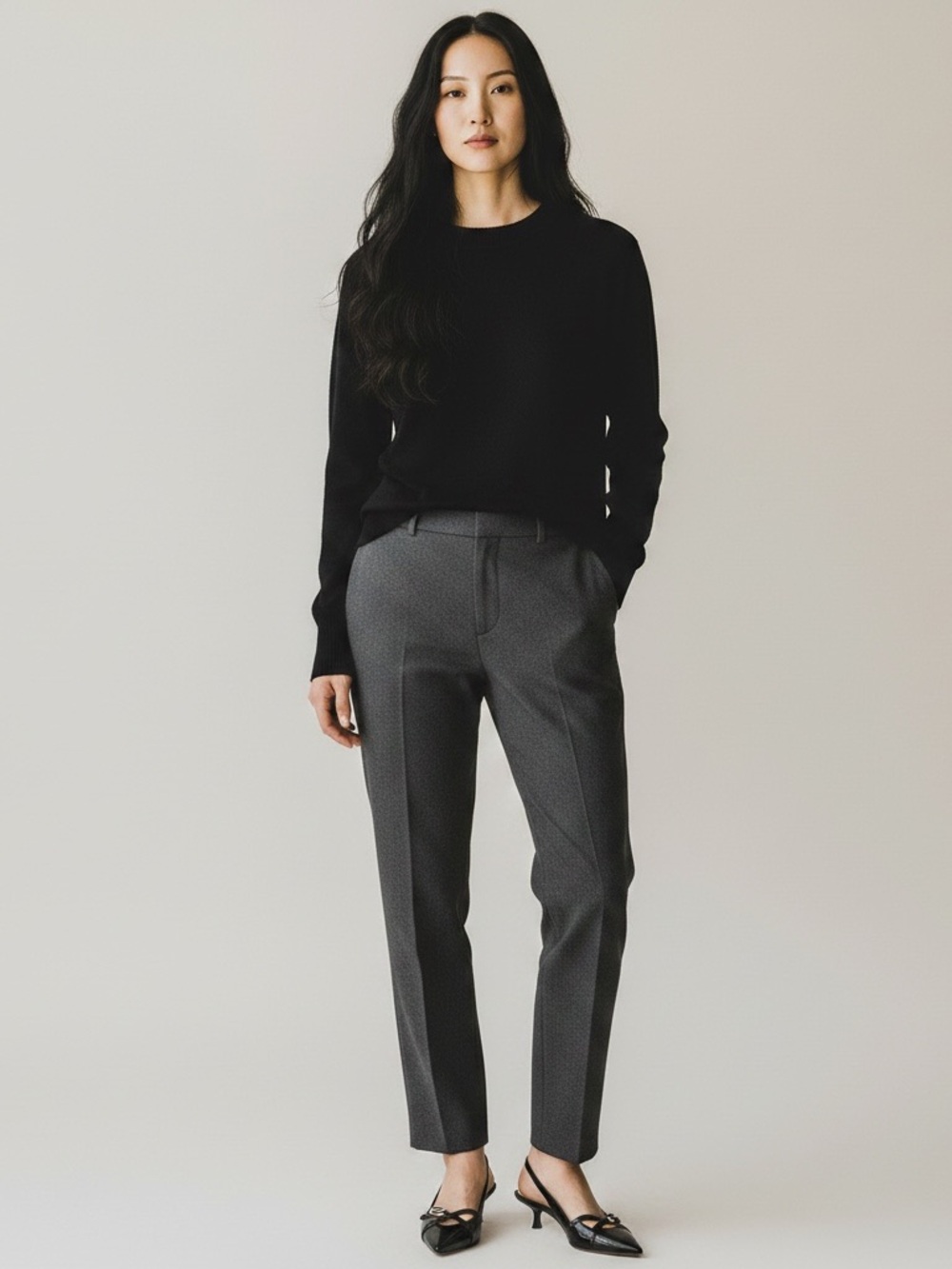 St. John Collection Diana Stretch Woven wool blend pants size 8